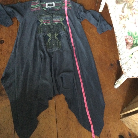 Johnny Was BIYA tunic dress 100% Silk Medium - Picture 10 of 13